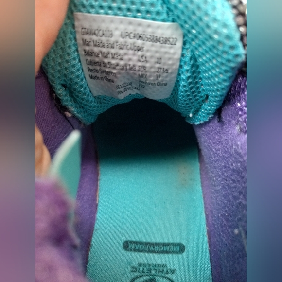 Athletic Works Light Up High Top Shoes Toddler Girl Size 10 - Picture 7 of 8